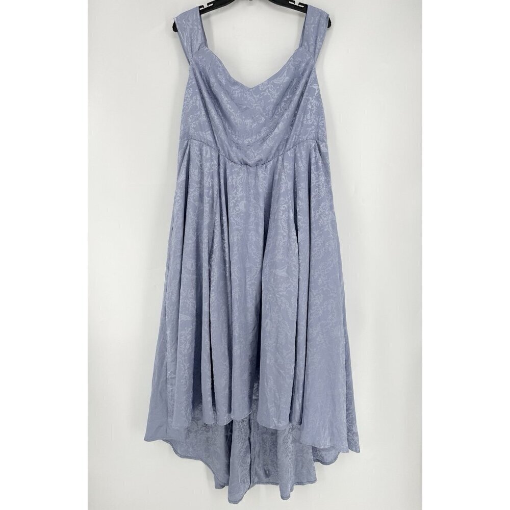 Torrid Disney Cinderella Dress Blue Satin Hi-Low Cosplay Womens 18 NWOT